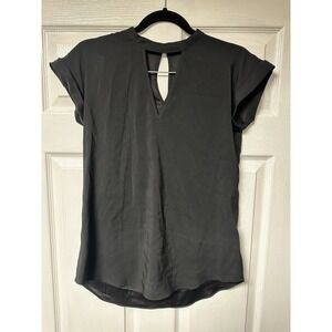 Express Women's Black Blouse‎ Corp Core Size S